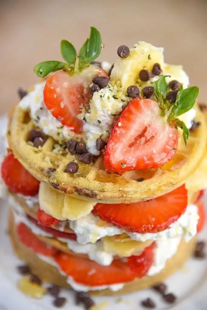 Strawberry Banana Waffle 1